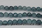 CCN1910 15 inches 4mm faceted round candy jade beads wholesale