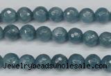 CCN1912 15 inches 8mm faceted round candy jade beads wholesale