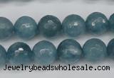 CCN1914 15 inches 12mm faceted round candy jade beads wholesale