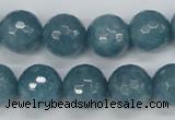 CCN1915 15 inches 14mm faceted round candy jade beads wholesale