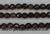 CCN1931 15 inches 6mm faceted round candy jade beads wholesale