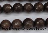 CCN1934 15 inches 12mm faceted round candy jade beads wholesale