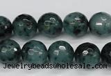 CCN1944 15 inches 12mm faceted round candy jade beads wholesale