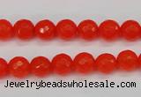 CCN1952 15 inches 8mm faceted round candy jade beads wholesale