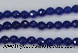 CCN1960 15 inches 4mm faceted round candy jade beads wholesale