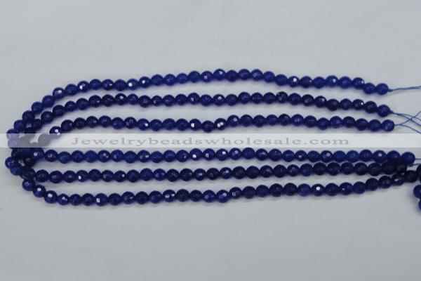 CCN1960 15 inches 4mm faceted round candy jade beads wholesale