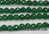 CCN1971 15 inches 6mm faceted round candy jade beads wholesale