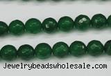 CCN1973 15 inches 10mm faceted round candy jade beads wholesale