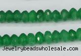 CCN1997 15 inches 5*8mm faceted rondelle candy jade beads wholesale