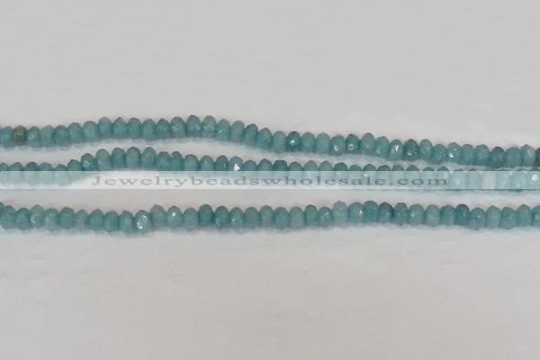 CCN2000 15 inches 3*5mm faceted rondelle candy jade beads wholesale