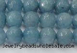 CCN2019 15 inches 12mm faceted round candy jade beads wholesale