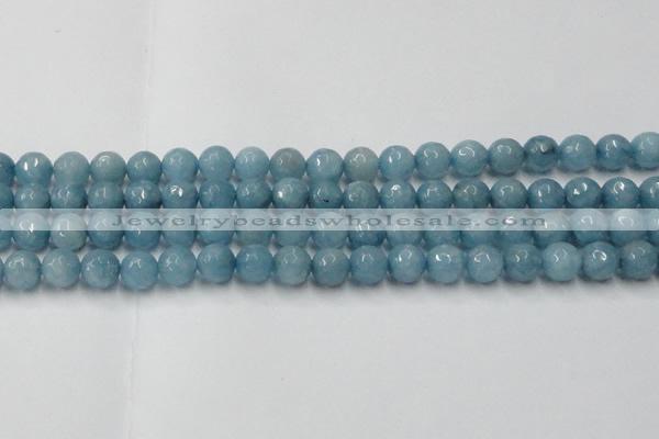 CCN2019 15 inches 12mm faceted round candy jade beads wholesale