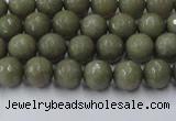 CCN2022 15 inches 4mm faceted round candy jade beads wholesale