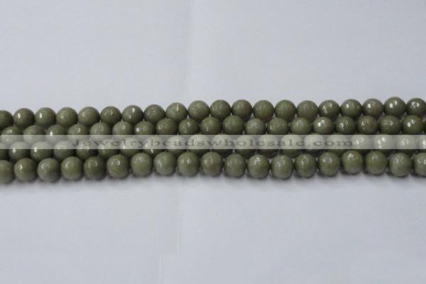 CCN2024 15 inches 8mm faceted round candy jade beads wholesale