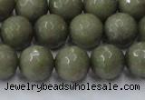 CCN2026 15 inches 12mm faceted round candy jade beads wholesale