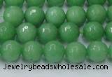 CCN2031 15 inches 8mm faceted round candy jade beads wholesale