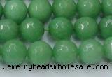 CCN2033 15 inches 12mm faceted round candy jade beads wholesale