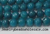 CCN2043 15 inches 4mm faceted round candy jade beads wholesale