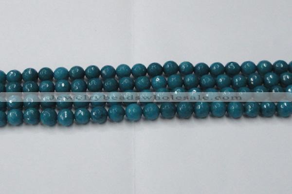 CCN2046 15 inches 10mm faceted round candy jade beads wholesale