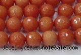 CCN2052 15 inches 8mm faceted round candy jade beads wholesale