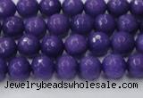 CCN2058 15 inches 6mm faceted round candy jade beads wholesale