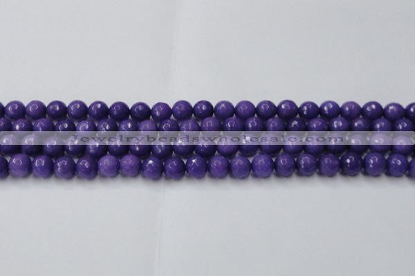 CCN2060 15 inches 10mm faceted round candy jade beads wholesale