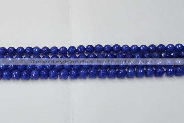 CCN2066 15 inches 8mm faceted round candy jade beads wholesale