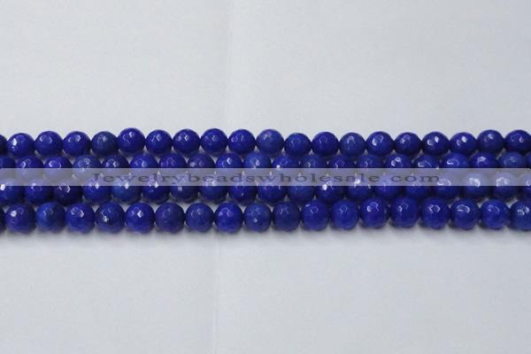 CCN2067 15 inches 10mm faceted round candy jade beads wholesale