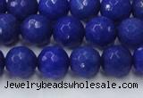 CCN2068 15 inches 12mm faceted round candy jade beads wholesale