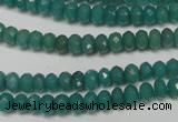 CCN2100 15.5 inches 4*6mm faceted rondelle candy jade beads