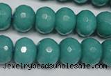 CCN2104 15.5 inches 10*14mm faceted rondelle candy jade beads