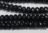 CCN2113 15.5 inches 5*8mm faceted rondelle candy jade beads