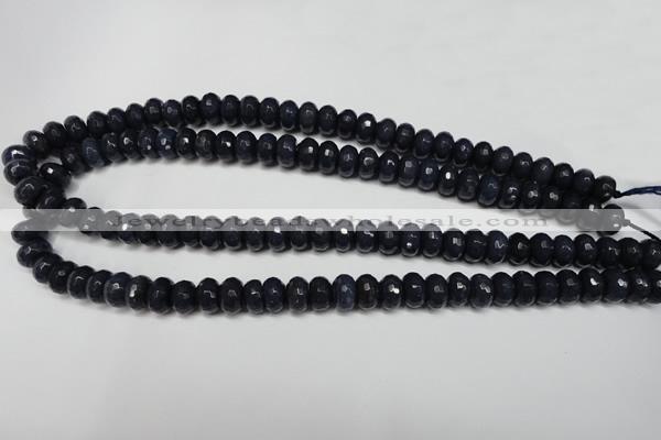 CCN2114 15.5 inches 6*10mm faceted rondelle candy jade beads