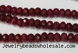 CCN2132 15.5 inches 4*6mm faceted rondelle candy jade beads