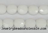 CCN2230 15.5 inches 12mm faceted coin candy jade beads wholesale