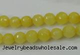 CCN2255 15.5 inches 8mm faceted round candy jade beads wholesale