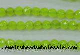 CCN2261 15.5 inches 4mm faceted round candy jade beads wholesale