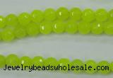 CCN2262 15.5 inches 6mm faceted round candy jade beads wholesale