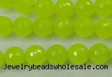 CCN2264 15.5 inches 10mm faceted round candy jade beads wholesale