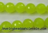 CCN2266 15.5 inches 14mm faceted round candy jade beads wholesale