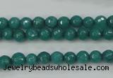 CCN2279 15.5 inches 6mm faceted round candy jade beads wholesale