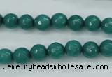 CCN2280 15.5 inches 8mm faceted round candy jade beads wholesale