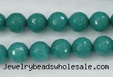 CCN2281 15.5 inches 10mm faceted round candy jade beads wholesale