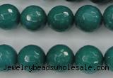 CCN2283 15.5 inches 14mm faceted round candy jade beads wholesale