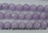 CCN2288 15.5 inches 8mm faceted round candy jade beads wholesale