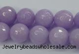 CCN2290 15.5 inches 12mm faceted round candy jade beads wholesale