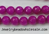 CCN2296 15.5 inches 10mm faceted round candy jade beads wholesale