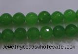 CCN2300 15.5 inches 8mm faceted round candy jade beads wholesale