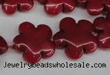 CCN2344 15.5 inches 20mm carved flower candy jade beads wholesale