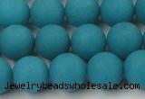 CCN2432 15.5 inches 6mm round matte candy jade beads wholesale